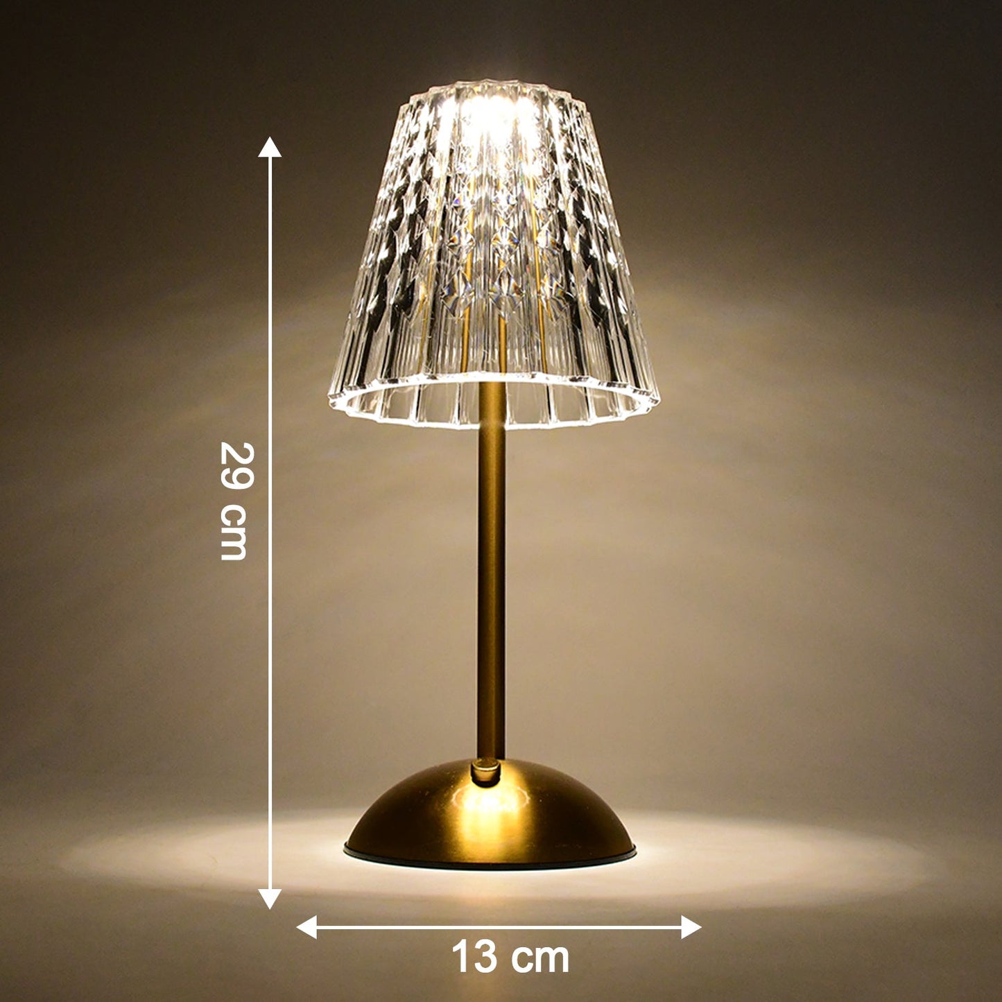 Shade Crystal Table Lamp