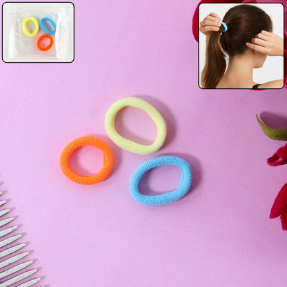 Seamless Soft Hair Elastics - (3 Pc / Set)
