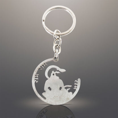 Devotional “Jai Shri Ram” Metal Keychain - (1 Pc)