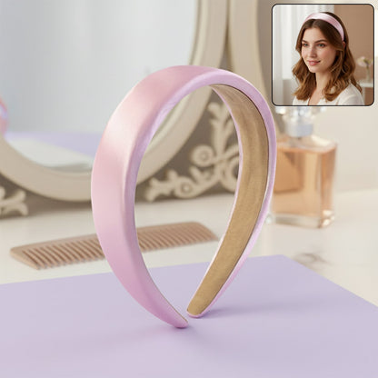 Elegant Padded Satin Finish Hairband (1 Pc)