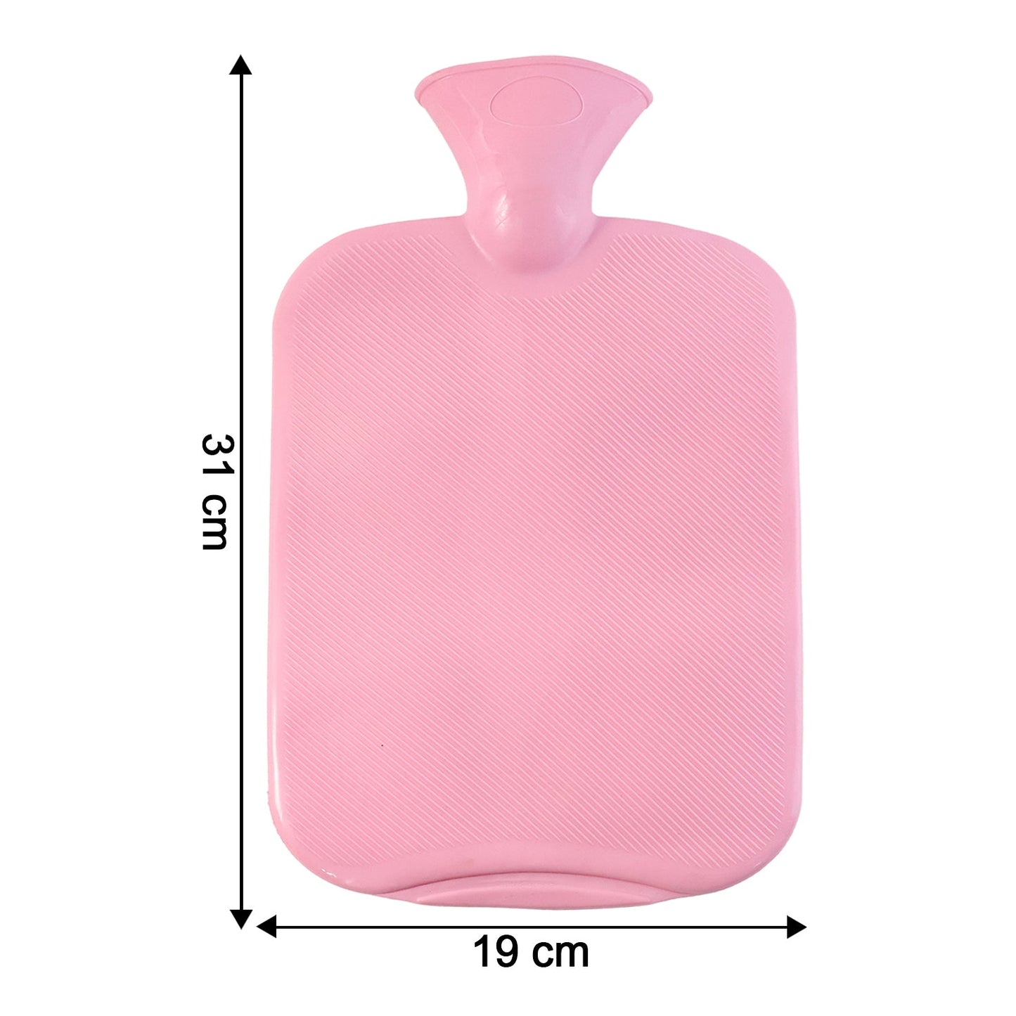 Premium Quality Rubber Hot Water Bag (31 x 19 Cm / 1 Pc)