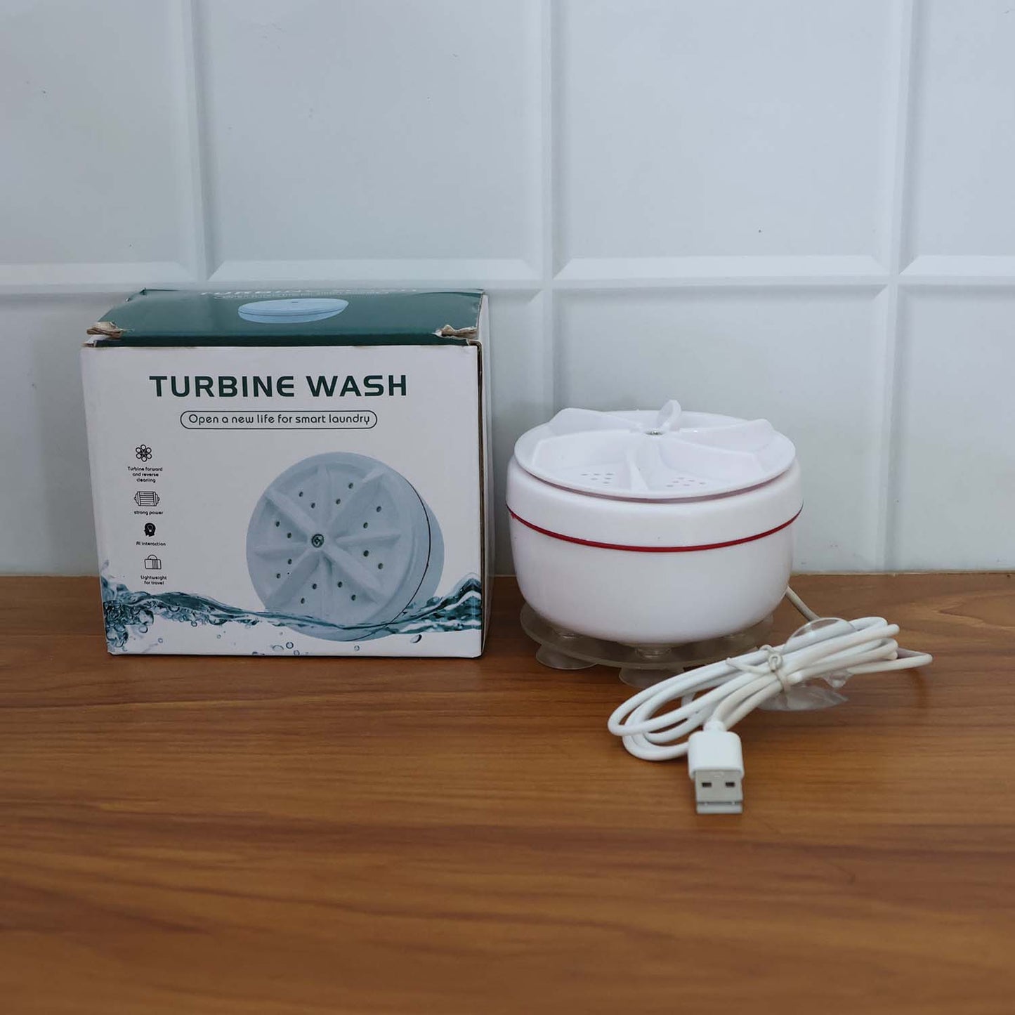 Mini Turbo Washing Machine – Portable USB Washer for Home & Small Spaces