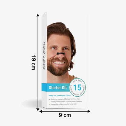 Nasal Strip Starter Kit - Boost Oxygen Intake, Reduce Snoring (1 Set)