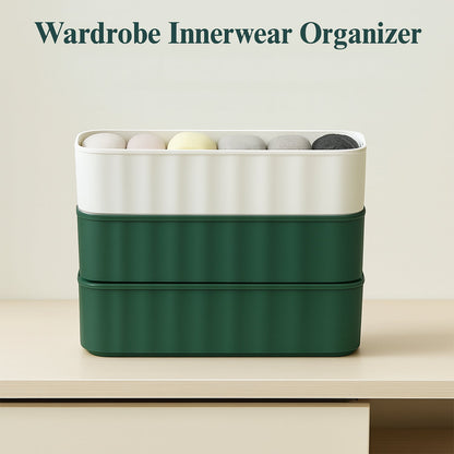 5 Compartments Socks / Handkerchief / Underwear Storage Boxes (pack of 4)