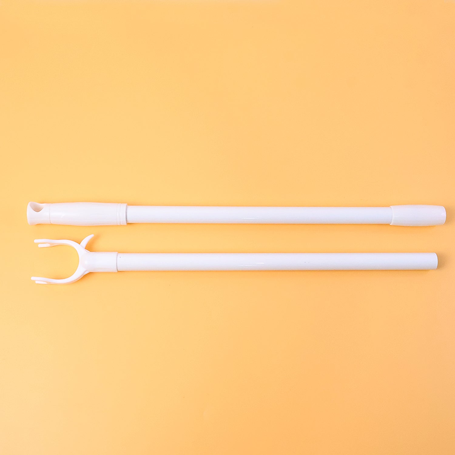 Compact clothes hook rod for wardrobe and bathroom use