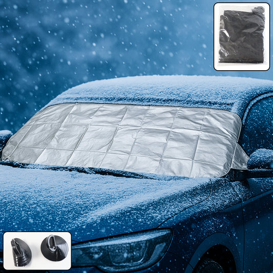 Universal Car Windshield Snow & Sun Protection Cover (145×70 cm)