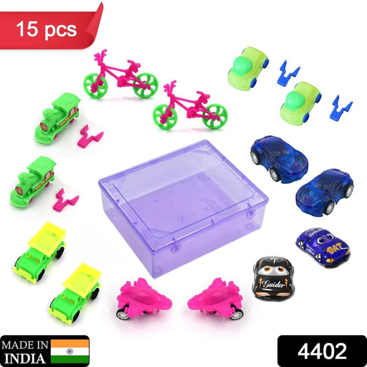 Toys for Kids Friction Powered Vehicle Toy ( Pack of 15)