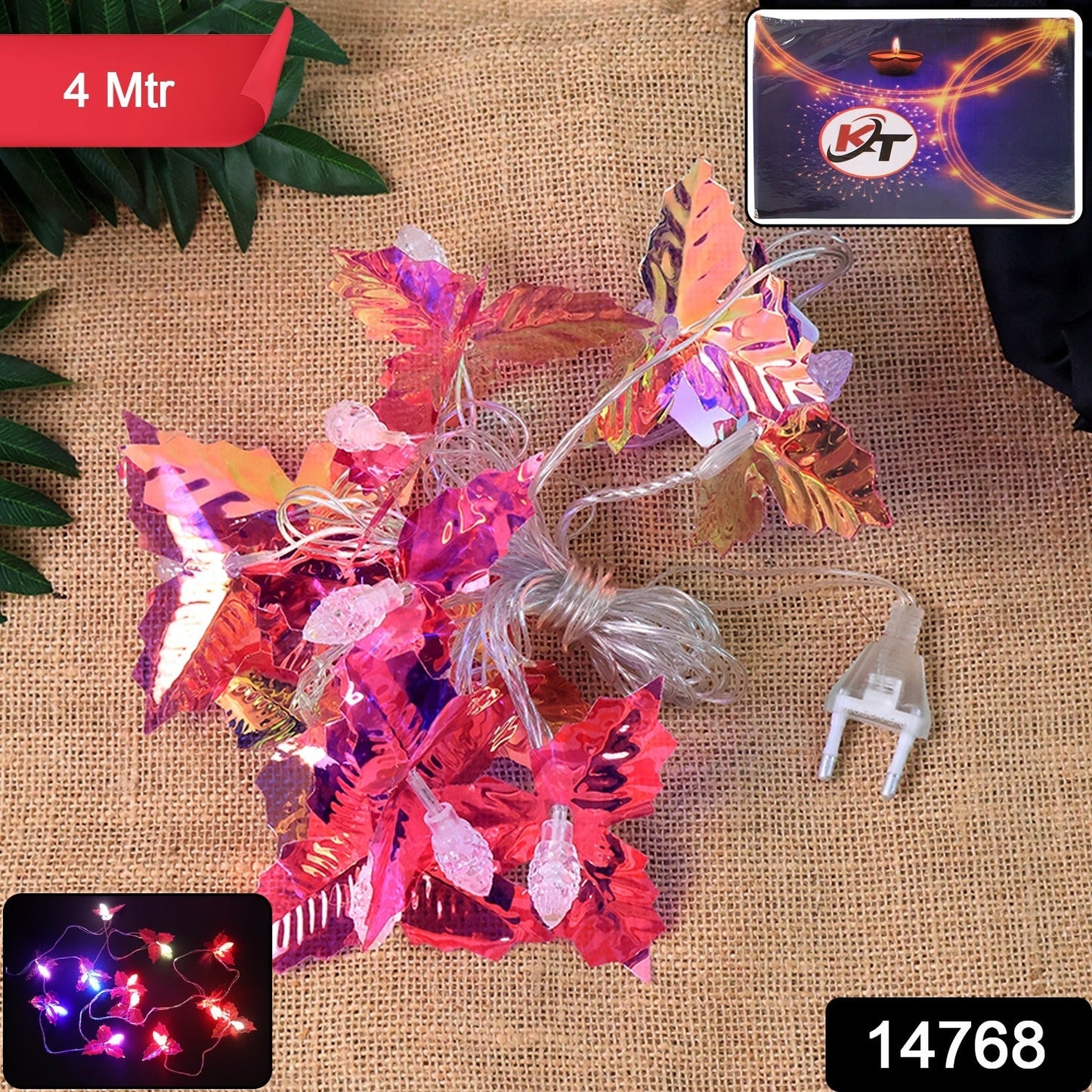 Decorative LED Leaf String Light (4mtr)