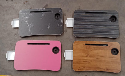 Multi-Purpose Laptop Desk (1 Pc / Mix Plain Design / 58×38 Cm)