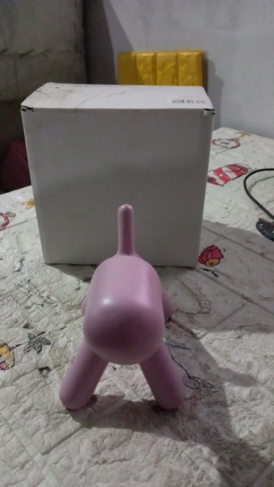 Plastic Cute Animal Puppy Chair Dog Low Footstool for Bedroom Living