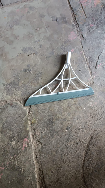 Dustpan, Kitchen Wiper, Window Cleaning Squeegee Tool & Broom Brush, (4 Pcs Combo)