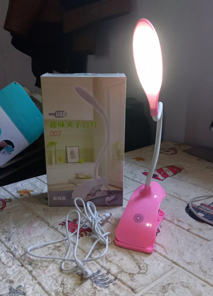 Desk Lamp Adjustable Gooseneck USB Rechargeable 3 modes