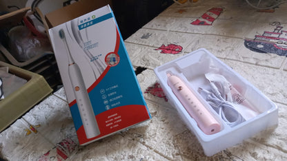 Electric Toothbrush for Adults & Teens – Deep Cleaning with Extra Brush Heads