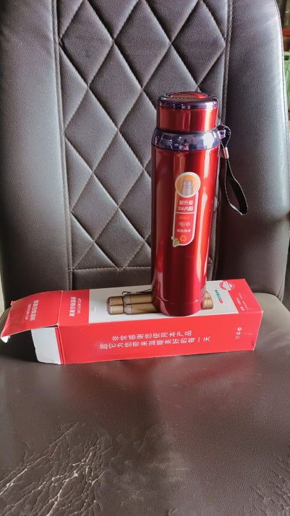 Vacuum Insulated Stainless Steel Bottle, Double (Approx 1000 ML / 1 Pc / Mix Color)