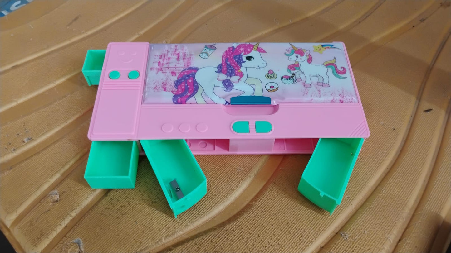 Multi Purpose Gadget Jumbo Pencil Box Compass