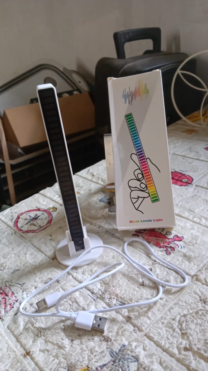 RGB Rhythm Lights 32 Color Voice-Activated LED Ambient Light for Car & Home