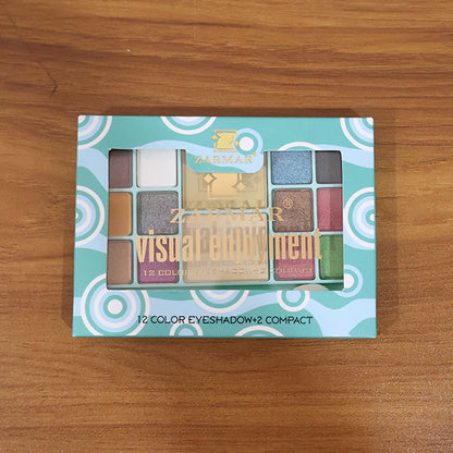 Multi-Color Eyeshadow & Compact Makeup Kit (15 GM / 1 Pc)