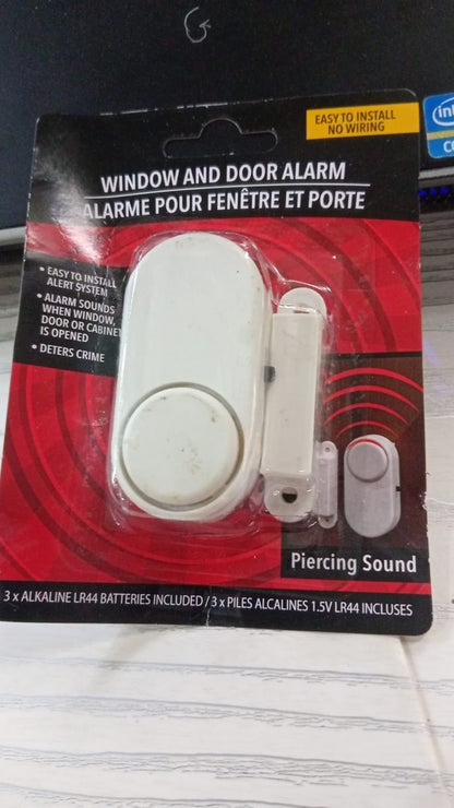 Wireless Window Door Alarm Sensor for Kids Safety Home Security  Office Door Bell