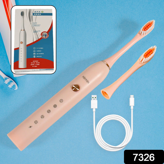 Electric Toothbrush for Adults & Teens – Deep Cleaning with Extra Brush Heads