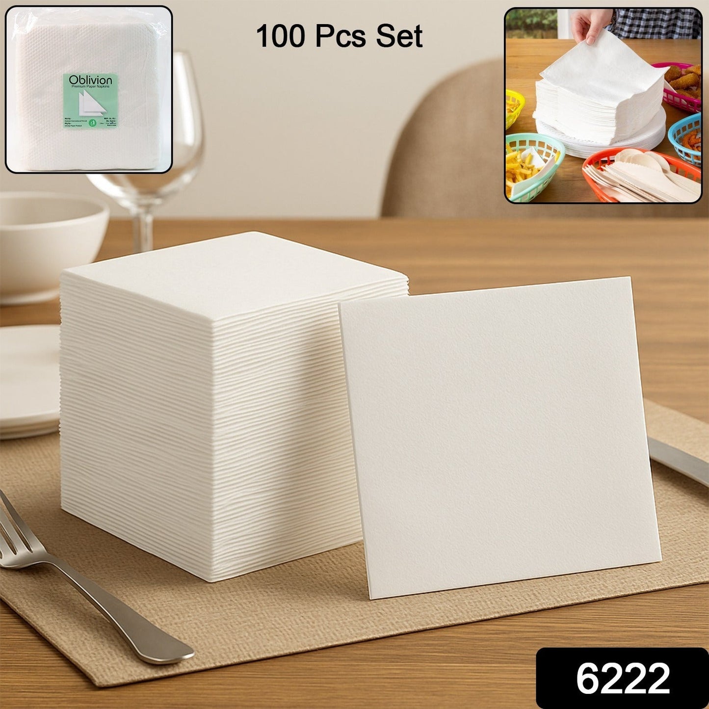 Oblivion Tissue Paper (Set of 12 Pcs / Multicolor)