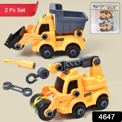 Engineering Vehicles Nut Assembly Toy (2 Pc Set)