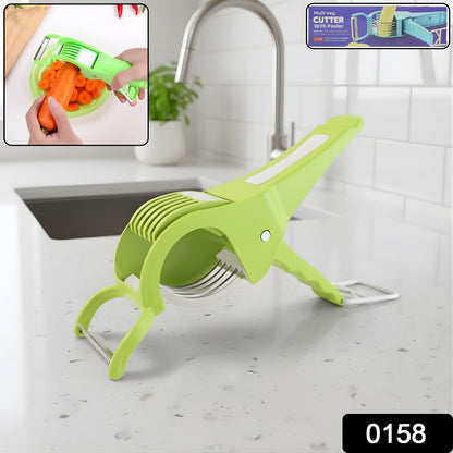 Vegetable Cutter with Peeler